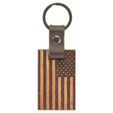 American Edition Leather Keychain