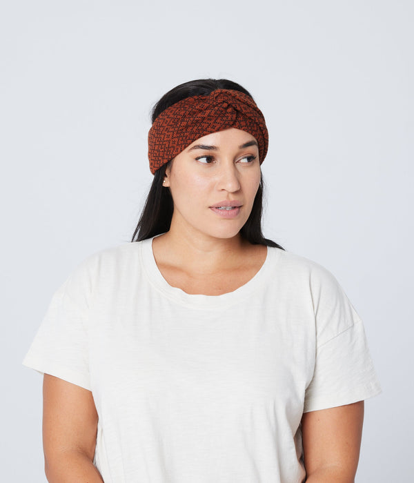 The Arizona - a Knotted Headband with bold designs, crafted from sustainable materials