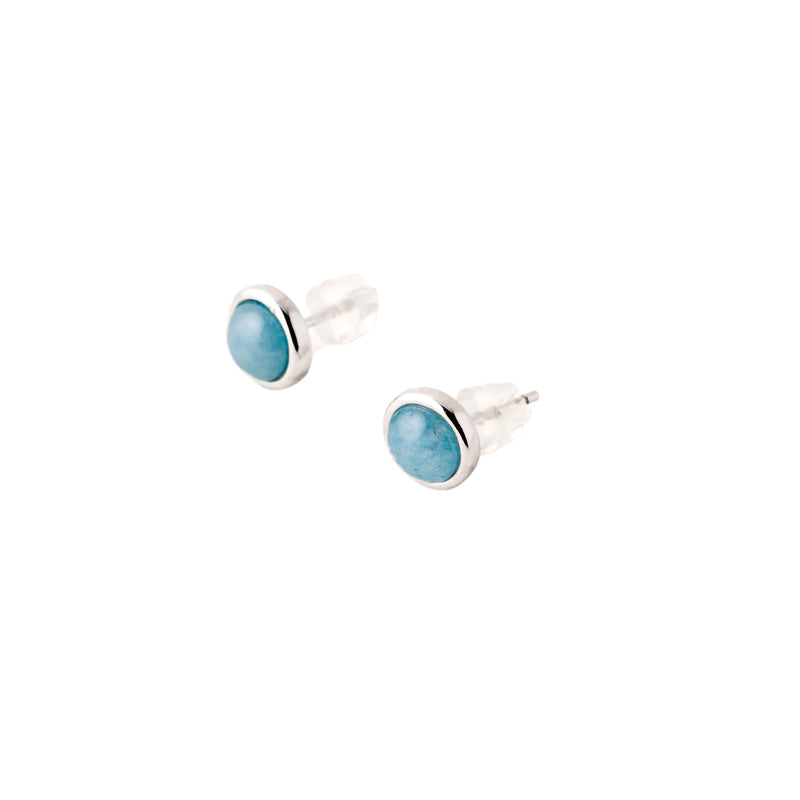 Breathe Aquamarine Studs