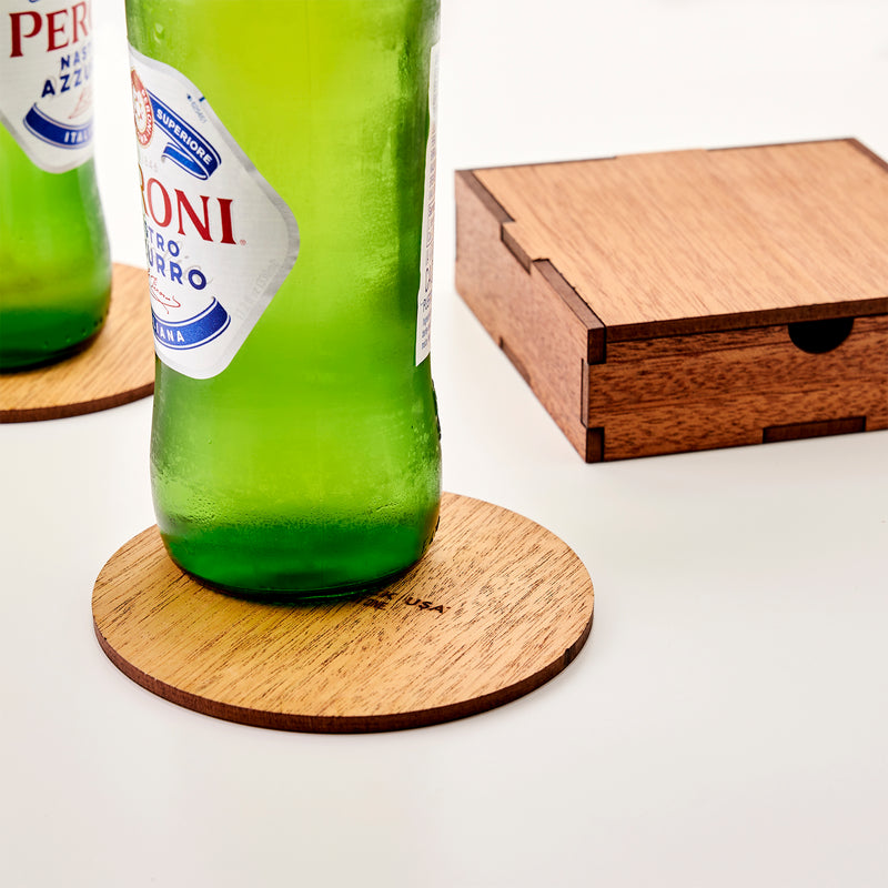 Wooden Round Coasters