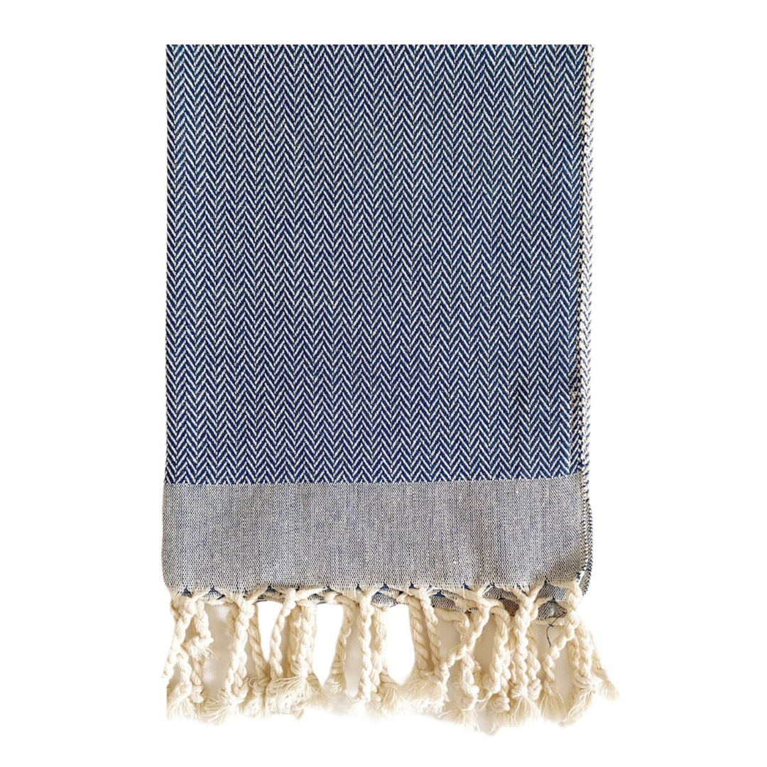 Herringbone hand towel deals