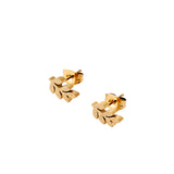 Frosted Rowen Stud Earrings