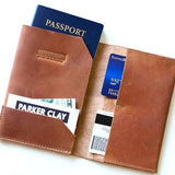 Addis Leather Passport Wallet