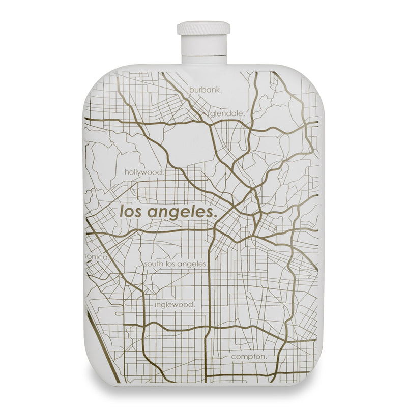 Home Town Maps Pocket Flask