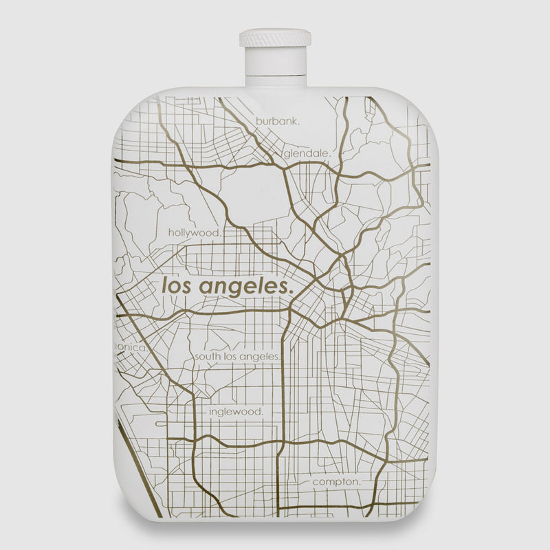 Home Town Maps Pocket Flask