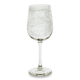 Home Town Maps Stemmed Wine Glass - Set of 2