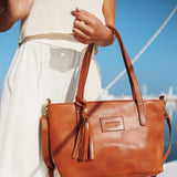 Eden Carryall in Rust Brown - Premium Ethiopian Full Grain Leather