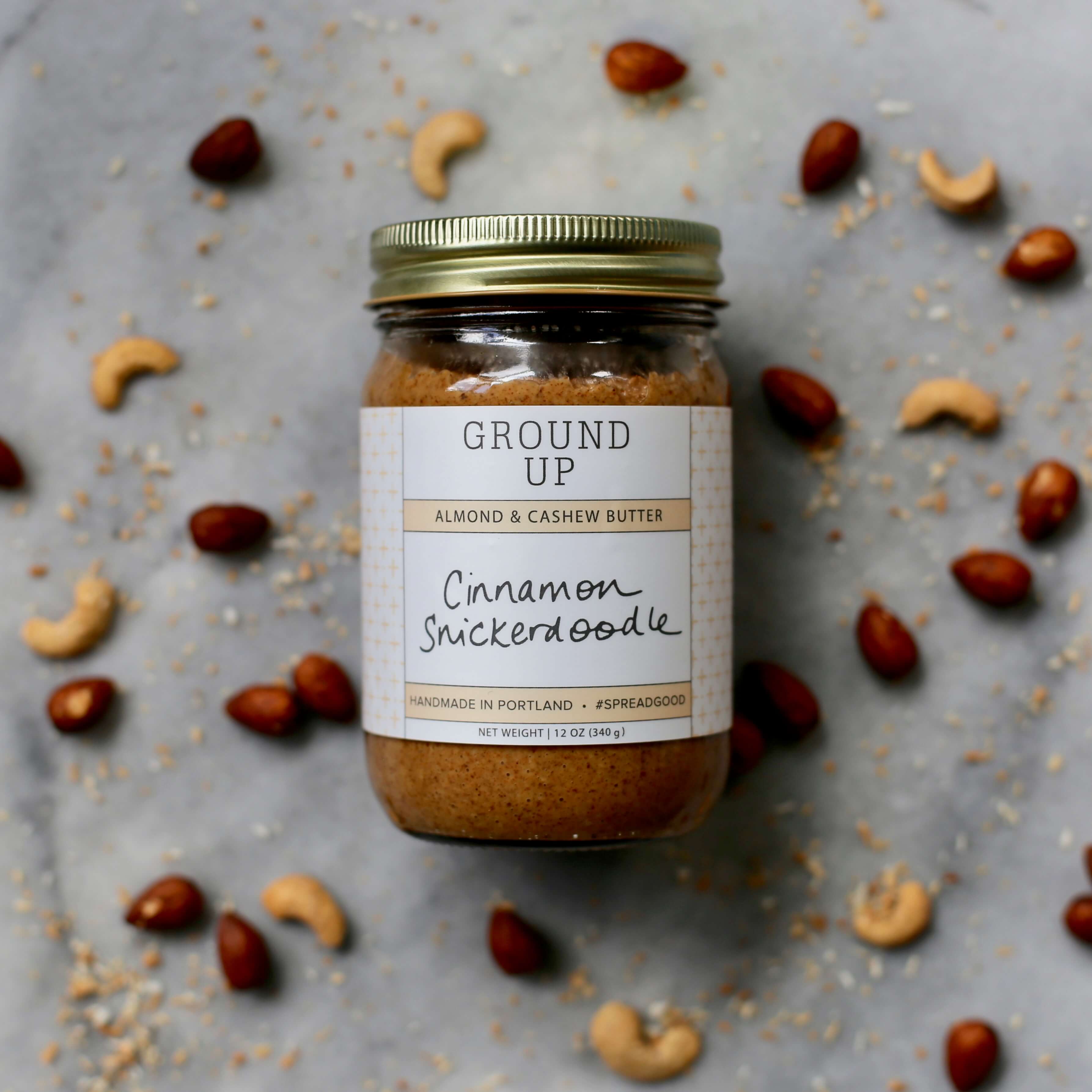 Cinnamon Snickerdoodle Almond, Cashew + Coconut Butter