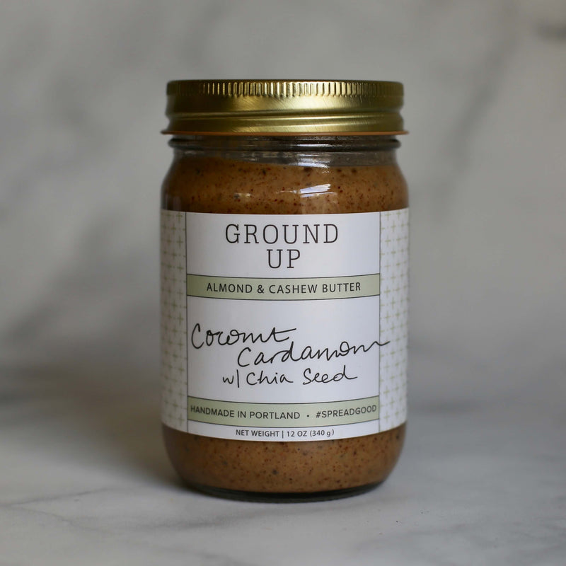 Coconut Cardamom w/ Chia Seed Almond + Cashew Butter