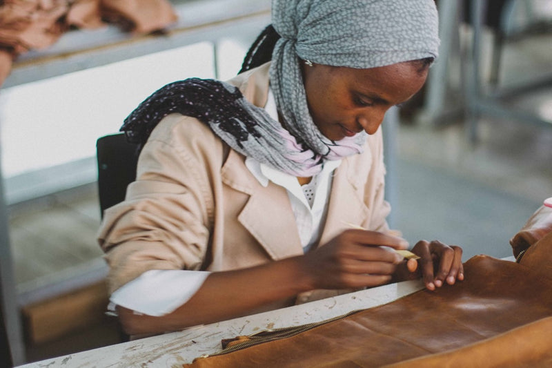 Ethiopian Leather Envelope - Gifts For Good