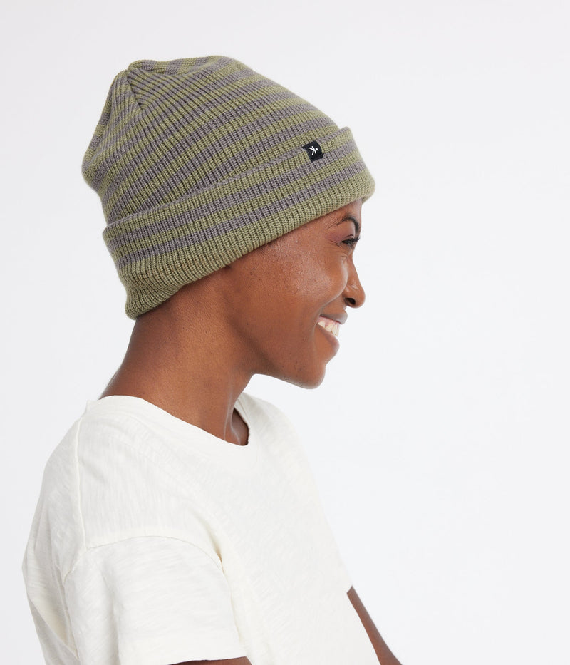 Beanie on model (side)