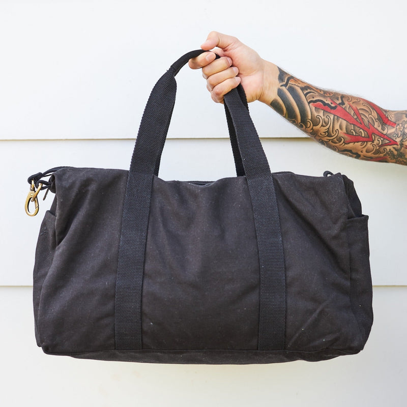 Eco-Friendly Duffle Bag in Black