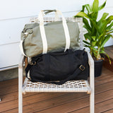 Eco-Friendly Duffle Bag in Army Green and in Black
