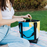 Beck Repurposed Billboard Cooler Bag