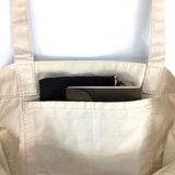 Side pocket inside tote