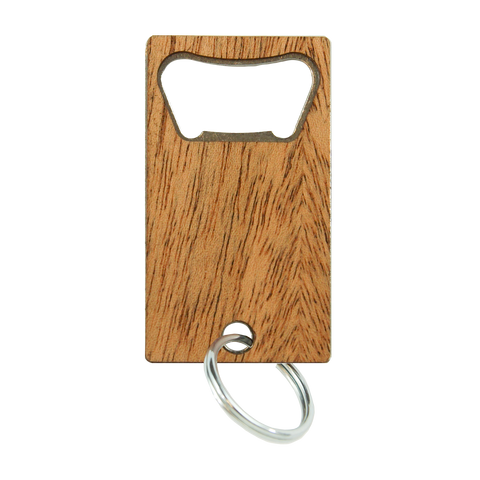 Mahogany Keychain Bottle Opener