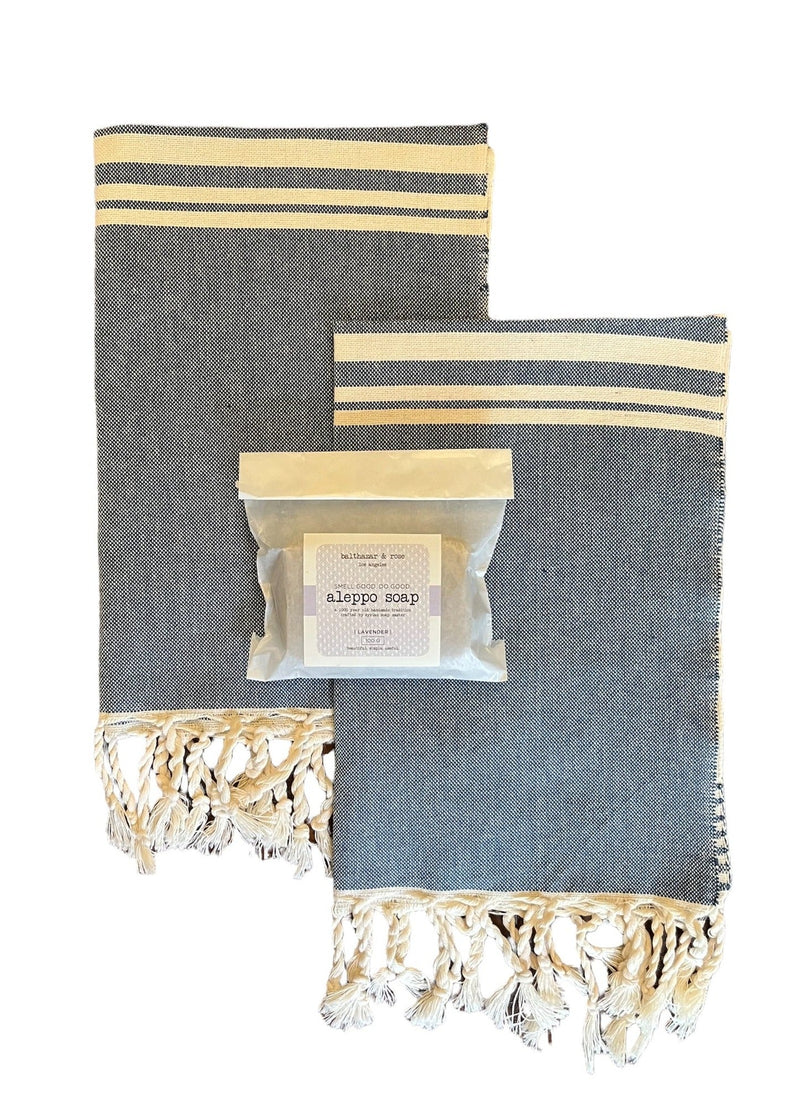 Bathroom Soap & Towel Gift Set