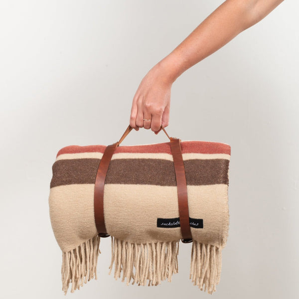 Leather Blanket Roll Strap