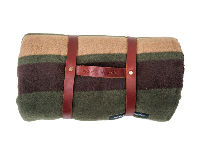 Leather Blanket Roll Strap
