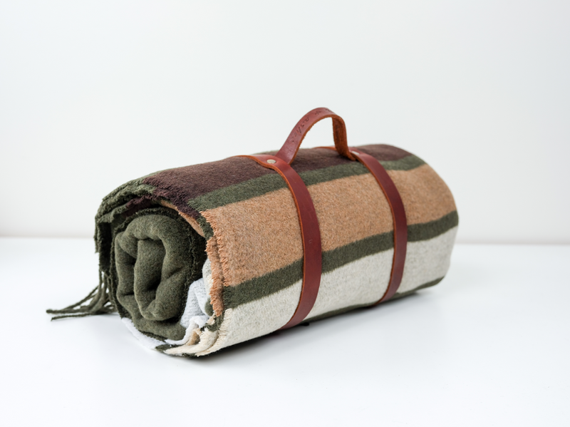 Leather Blanket Roll Strap