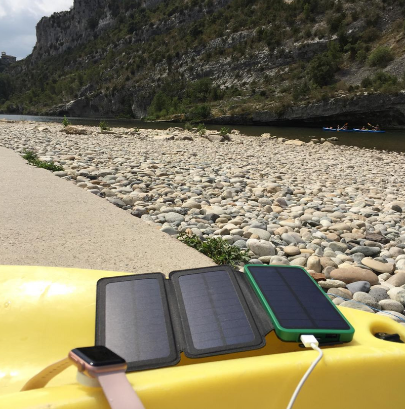 Travel Battery Bank & Solar Charger