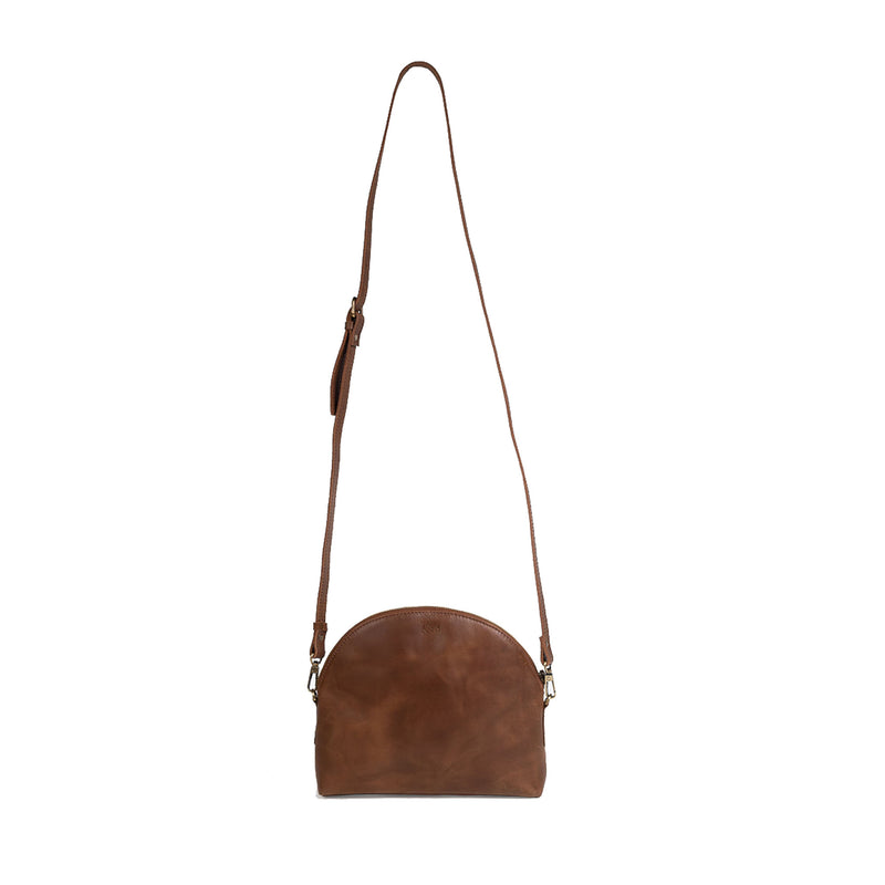 Small Halfmoon Handbag Leather