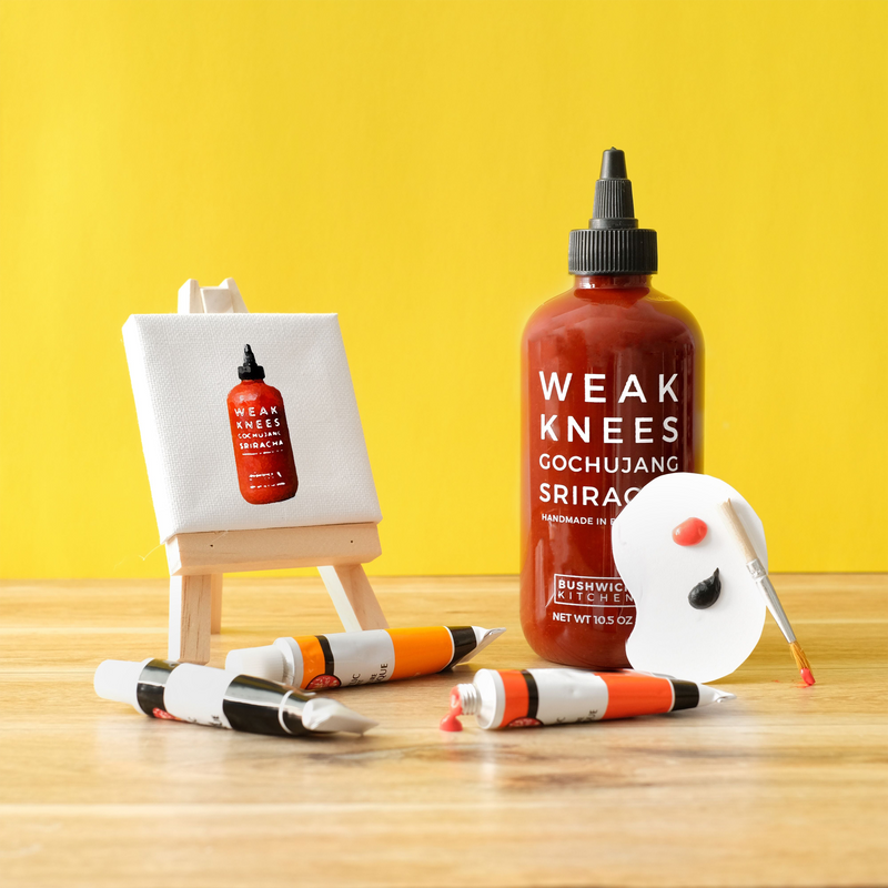 Weak Knees Sriracha Gift Set