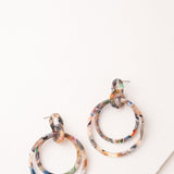 Margot Multicolored Resin Dangle Earrings