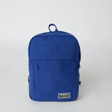 sustainable blue backpack