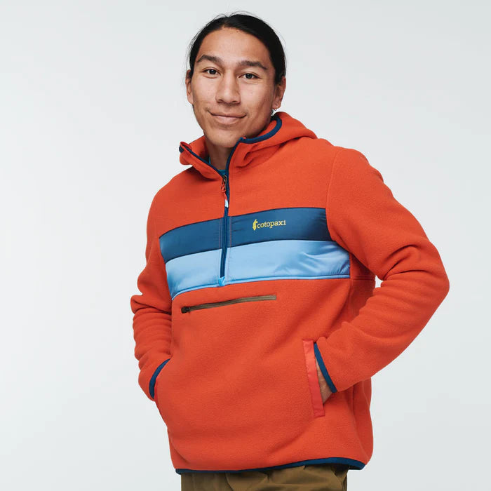 Teca Fleece Hooded Half-Zip Jacket Men's