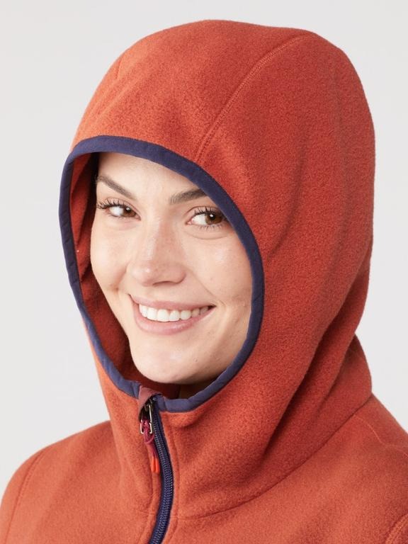 Teca Fleece Hooded Half-Zip Jacket Women's