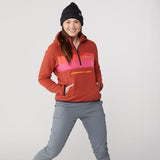 Teca Fleece Hooded Half-Zip Jacket Women's