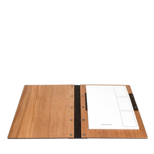 Mini Wood Padfolio