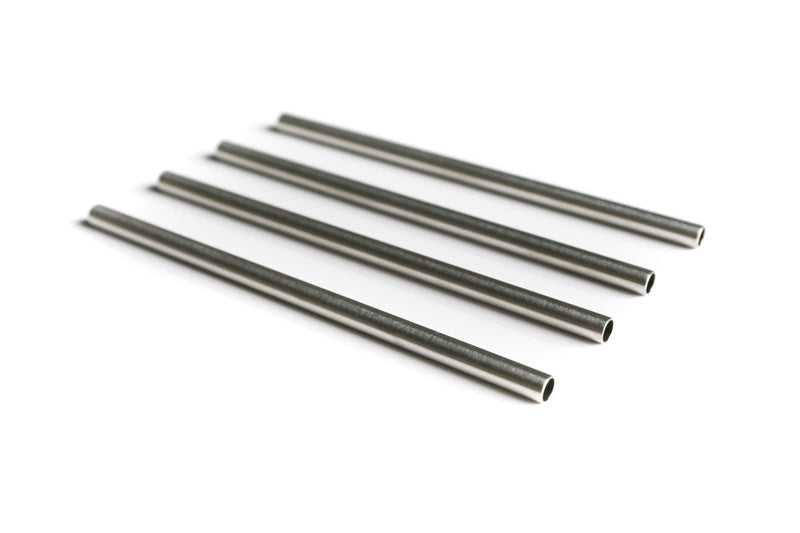 5" Stainless Steel Cocktail Straws - set of 4