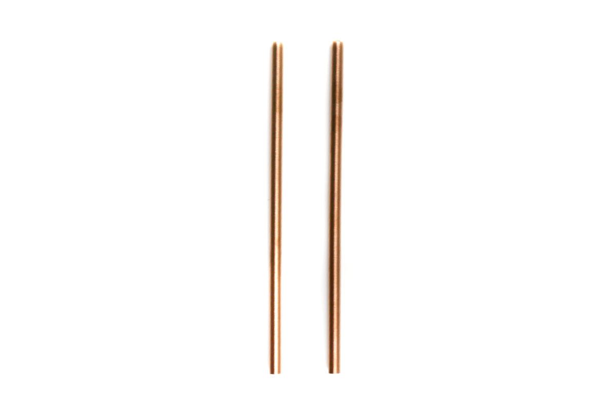 8.5" Wide Mouth Stainless Steel Drinking Straws - Set of 2