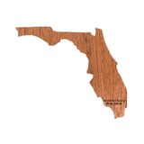 State Shape Wooden Sticker