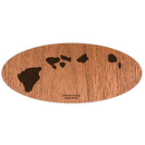 State Shape Wooden Sticker