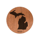 State Shape Wooden Sticker