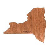 State Shape Wooden Sticker