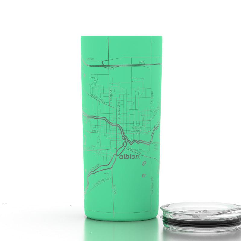 Home Town Map 16 oz Insulated Coffee Tumbler