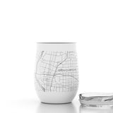 Home Town Maps Insulated Wine Tumbler 12 oz - Set of 2