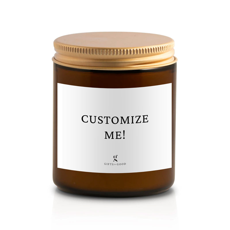 Custom Straight Sided Jar Candle - 7.2oz