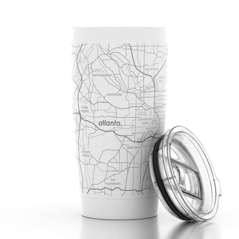 Home Town Maps Insulated Pint Tumbler 20oz- Set of 2