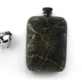 Home Town Maps Pocket Flask