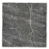 Home Town Maps 11x11 Serving Slate