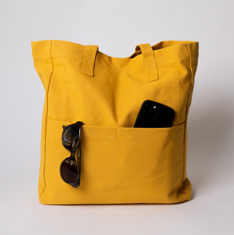 Executive Work Tote Bag Mustard Yellow