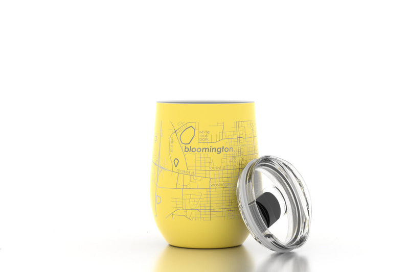 Home Town Maps Insulated Wine Tumbler 12oz