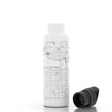 Home Town Map 21 oz Insulated Hydration Bottle - Set of 2