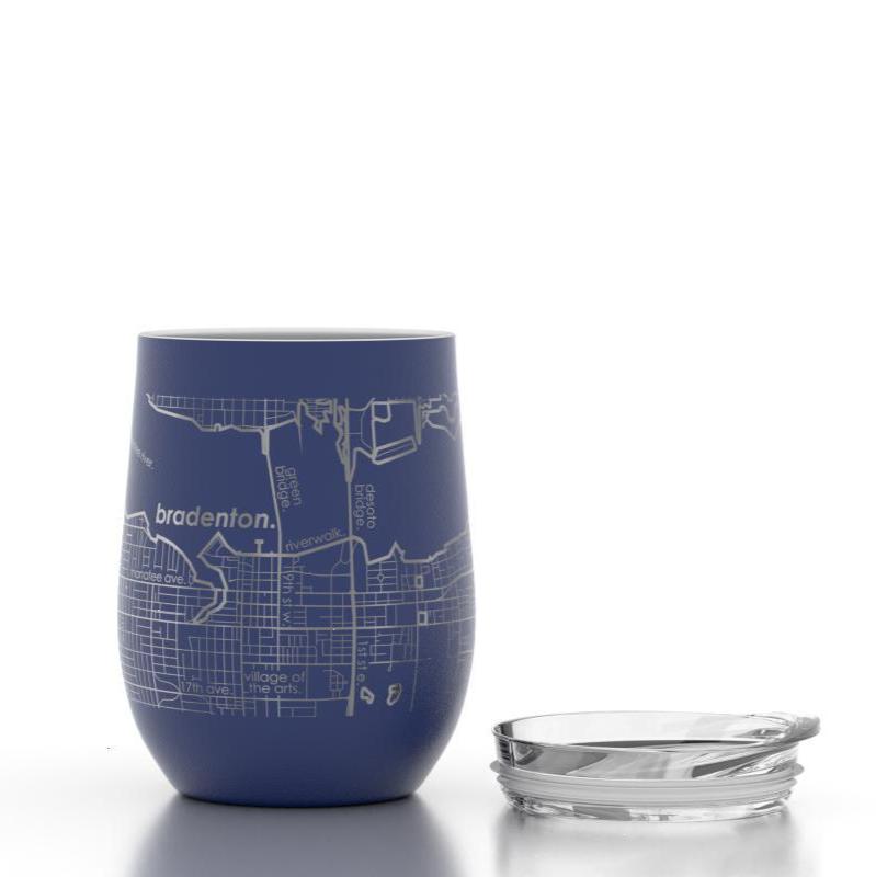 Home Town Maps Insulated Wine Tumbler 12oz