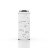 Home Town Map Insulated 12oz Slim Can Cooler